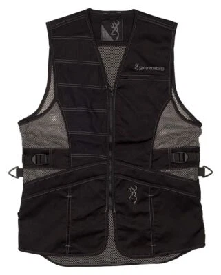 Browning Ace Shooting Vest-Black/Black - Image 1 of 2