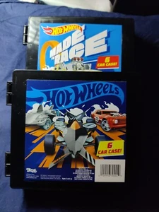 COPPIA! Hot Wheels 6 Valigetta in plastica per auto 6X6,5 pollici Stanza per auto scala 1:64 LOTTO DI 2 - Foto 1 di 3