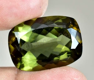 Natural Hiddenite Kunzite 30.10 Ct Cushion Certified Rare Found Loose Gemstone - Picture 1 of 6