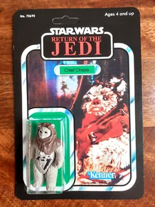 Vintage Star Wars Figure Chief Chirpa Recard 1983 ROTJ 65 Back - Picture 1 of 7