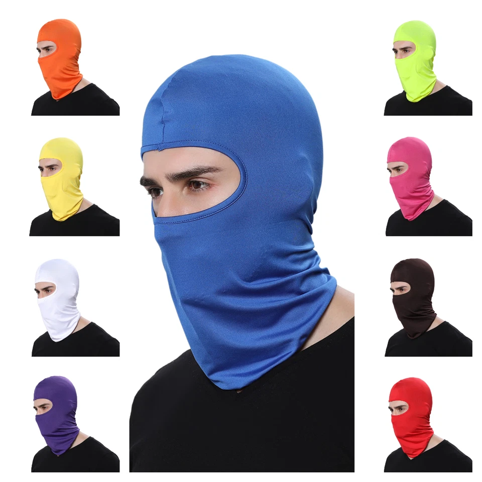 Máscara de esquí verano pasamontañas cubierta facial completa bandana protección ciclismo correr Foto 1 de 4