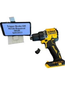 REPARATURBEDÜRFTIG Dewalt ATOMIC 20 V kabellos 1/2 Zoll Bohrer (nur Werkzeug) Q451X1 - Bild 1 von 6