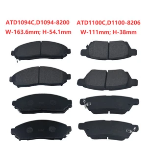Front & Rear Ceramic Brake Pads for 2005-2022 Nissan Frontier 2005-2015 Xterra - Picture 1 of 5