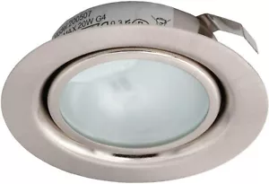 Leyton Lighting 12v 20w Halogen recessed Under Unit Stainless Steel Warm White - Picture 1 of 3