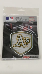 New MLB Oakland Athletics A's Car Truck Suv Reflector Shield Emblem Decal - Picture 1 of 4