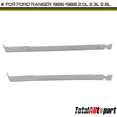 2 correas de tanque de combustible de acero para Ford Ranger 1986 1987 1988 L4 2,0 L 2,3 L V6 2,9 L Foto 1 de 4