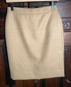 J. Crew Womens "No. 2 Pencil" Skirt Beige Lined Size 2P - Picture 1 of 3