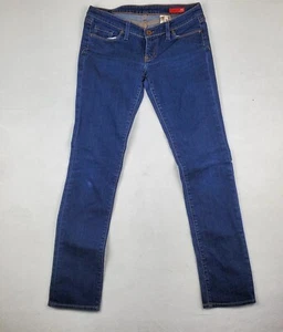 X2 Womens Denim Blue Dark Wash Skinny Low Rise Five Pockets Jeans Size 6 - Picture 1 of 12