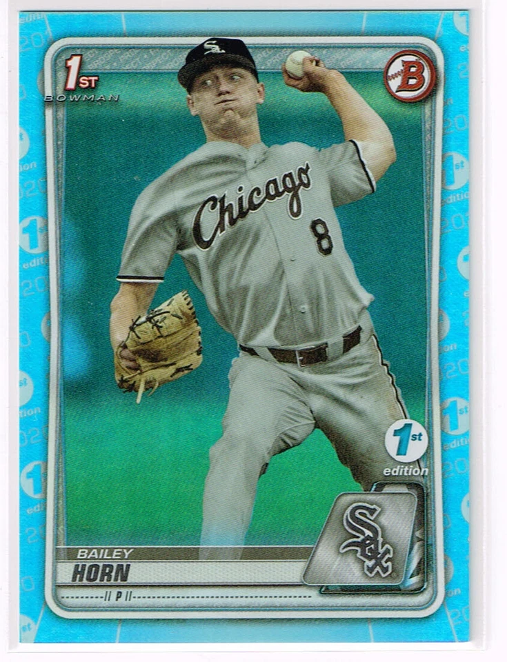 2020 BOWMAN DRAFT 1st EDITION SKY FOIL BAILEY HORN RC CHICAGO WHITE SOX - Image 1 of 1