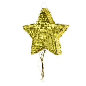Piñata Stern in Gold 44,5x42,5x9cm Partyzubehör - Bild 1 von 2