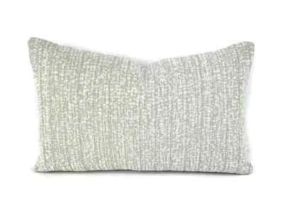 Perennials ROCK STEADY in White Sands Lumbar Pillow Cover 13" X 20" - Image 1 of 4