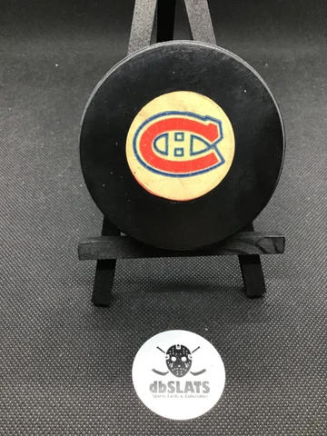 MONTREAL CANADIENS  VINTAGE NHL VICEROY OFFICIAL GAME PUCK-MADE in CANADA (#1) Cover
