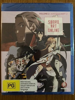 SWORD ART ONLINE: VOLUME 2 - AINCRAD PART 2 (EPS 8-14) (2012) [NEW BLURAY] - Image 1 of 2
