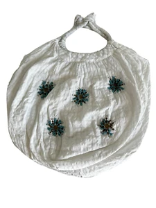 Antica Sartoria Women's Handbag stone details color white - Picture 1 of 11