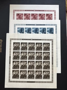 63040 Estampillas ESTADO ALEMÁN CROACIA 1944 XF MNHOG Raras 3 HOJAS COMPLETAS SEGUNDA GUERRA MUNDIAL EJÉRCITO SP* - Imagen 1 de 7