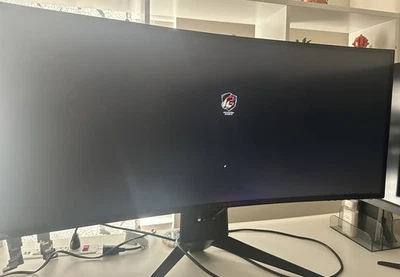 Alienware AW3418DW 34" Monitor Ultrawide 1440p 120hz USED TESTED - Image 1 of 4