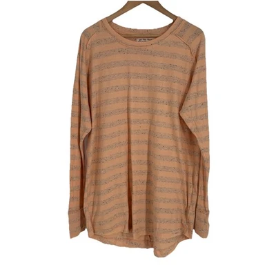 Blusa listrada We the Free feminina Arden média verão nascer do sol tamanho grande Athleisure - Imagem 1 de 4