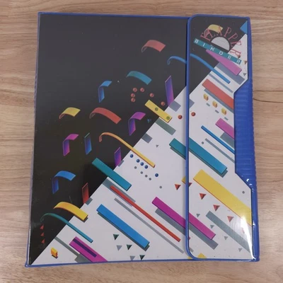 Vintage 1989 MEAD Flapper Binder TRAPPER KEEPER Retro 3 Ring Notebook w/ Inserts - Image 1 of 4