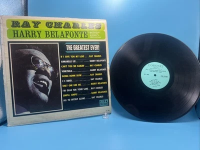 Ray Charles / Harry Belafonte - The Greatest Ever! - LP - Coronet CX-203 - VG+ - - Image 1 of 4