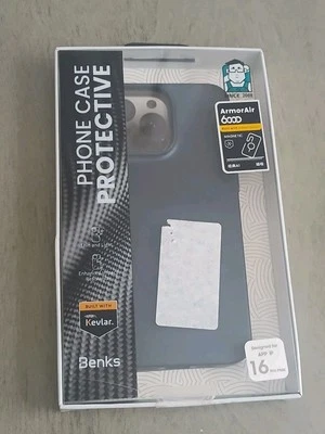 Capa protetora BENKS para iPhone 16 Pro Max - 600D construída com Dupont Kevlar - Imagem 1 de 2