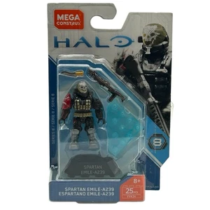 Mega Bloks Construx Halo Spartan Emile A239 Serie 8 Set FVK26 Mattel 2018 - Imagen 1 de 6