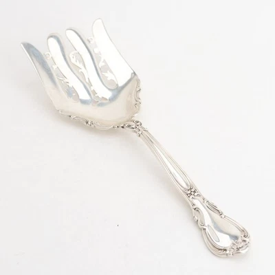 Horquilla de espárragos Chantilly (1895) de Gorham Sterling 105 g Old Mark Lion Anchor G Foto 1 de 4