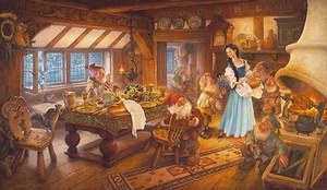Scott Gustafson Biancaneve e i sette nani - Disney - Foto 1 di 1