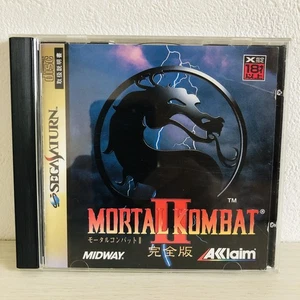 MORTAL KOMBAT II 2 Sega Saturn Aklaim T-8107G 1993 - Picture 1 of 24