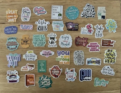 Stickers with Positive Messages - Lot of 50 - Image 1 of 3
