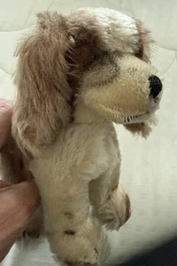 ABSOLUT ENTZÜCKENDER VINTAGE 50er Jahre STEIFF COCKIE HUND 8 "x 7" mit DRETIERENDEM KOPF - Bild 1 von 7