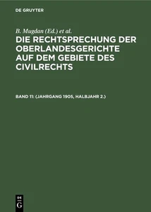 (Jahrgang 1905, Halbjahr 2.) (Hardback) (US IMPORT) - Picture 1 of 1