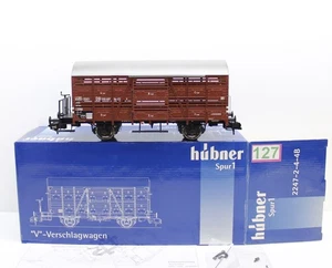 Hübner scala 1 2247-2-4-4B bestiame carro attrezzi DB con piattaforma frenante mb25 lf2764 - Foto 1 di 8