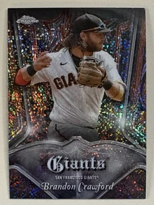 2022 Topps Chrome - Pinstriped Brandon Crawford #P-19 - Bild 1 von 2
