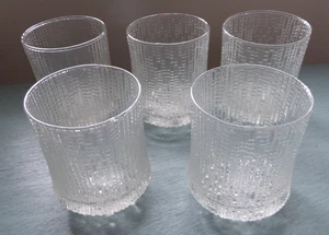 Iittala Ultima Thule Tapio Wirkkala 12 Oz Old Fashioned Hi Ball Gläser 5er Set - Bild 1 von 9