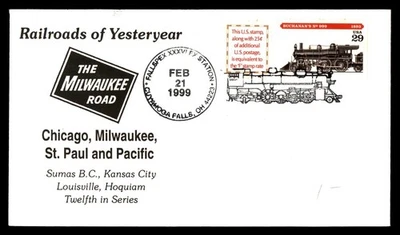 Mayfairstamps US 1999 The Milwaukee Road RR Cover aau_65767 - Image 1 of 2