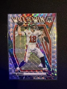 Tom Brady Buccaneers 2021 Mosiac voluntad de ganar inserto plata Prizm #WW-1 - Imagen 1 de 2