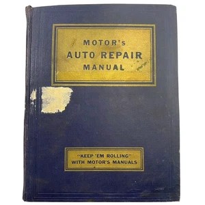 1953 MOTOR Auto Repair Service Manual Hardcover 16th Edition 3rd Printing Hearst - Picture 1 of 8