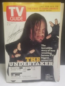 WWE UNDERTAKER TV GUIDE DECEMBER 5-11 2000 WWF WCW STEVE AUSTIN GOLDBERG 1 of 4  - Picture 1 of 2