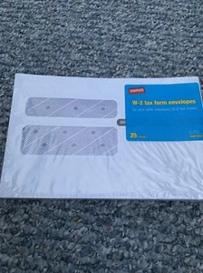 25/pk ~ W-2 ENVELOPES for 2-up tax forms - Picture 1 of 2