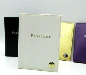 Victoria's Secret Passport Cover NEW w Tags Saffiano White - Picture 1 of 4