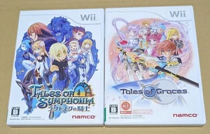 Lot 2 Tales of Graces & Symphonia Knight of Ratatosk set Nintendo Wii Japan Ver. - Picture 1 of 3