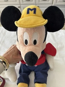 Mickey Mouse Plush Back To School Disney Store 18 Inch Lunchbox Backpack Stuffed - Picture 1 of 6