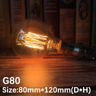Classic Amber Globe G80/G95 Glass Light E27/B22 Dimmable Retro Filament 40W Bulb