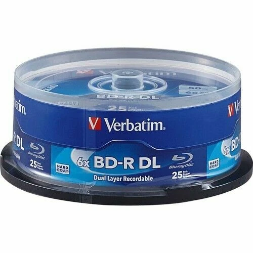 Verbatim BD-R 50GB 6X Speed Spindle Disc - 98356