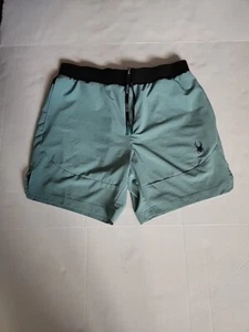 Spyder Active Herren Dri-Fit atmungsaktive Shorts Large mintgrün - Bild 1 von 11