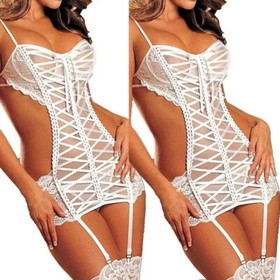 Women's Sexy Lingerie Sleepwear Babydoll Underwear Lace Dress G-String Nightwear