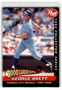 1993 Post Cereal #25 George Brett    Kansas City Royals Baseball Cards  ID:52652
