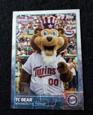 TC Bear 2015 Topps Opening Day Twins Mascot  M-15 - Image 1 of 2