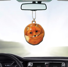 Red Fox Car Ornament, Red Fox Hanging Ornament, Lovely Red Fox Ornament Gift