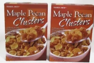 Trader Joe's Maple Pecan Clusters Cereali, 20 once Pk 2 12/2026 - Foto 1 di 1